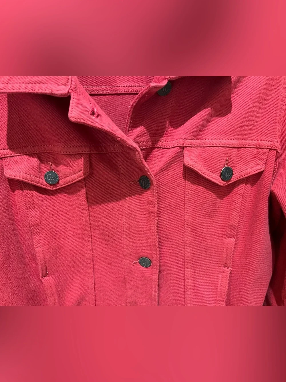 COLDWATER CREEK knit denim Jacket M - Picture 6 of 7